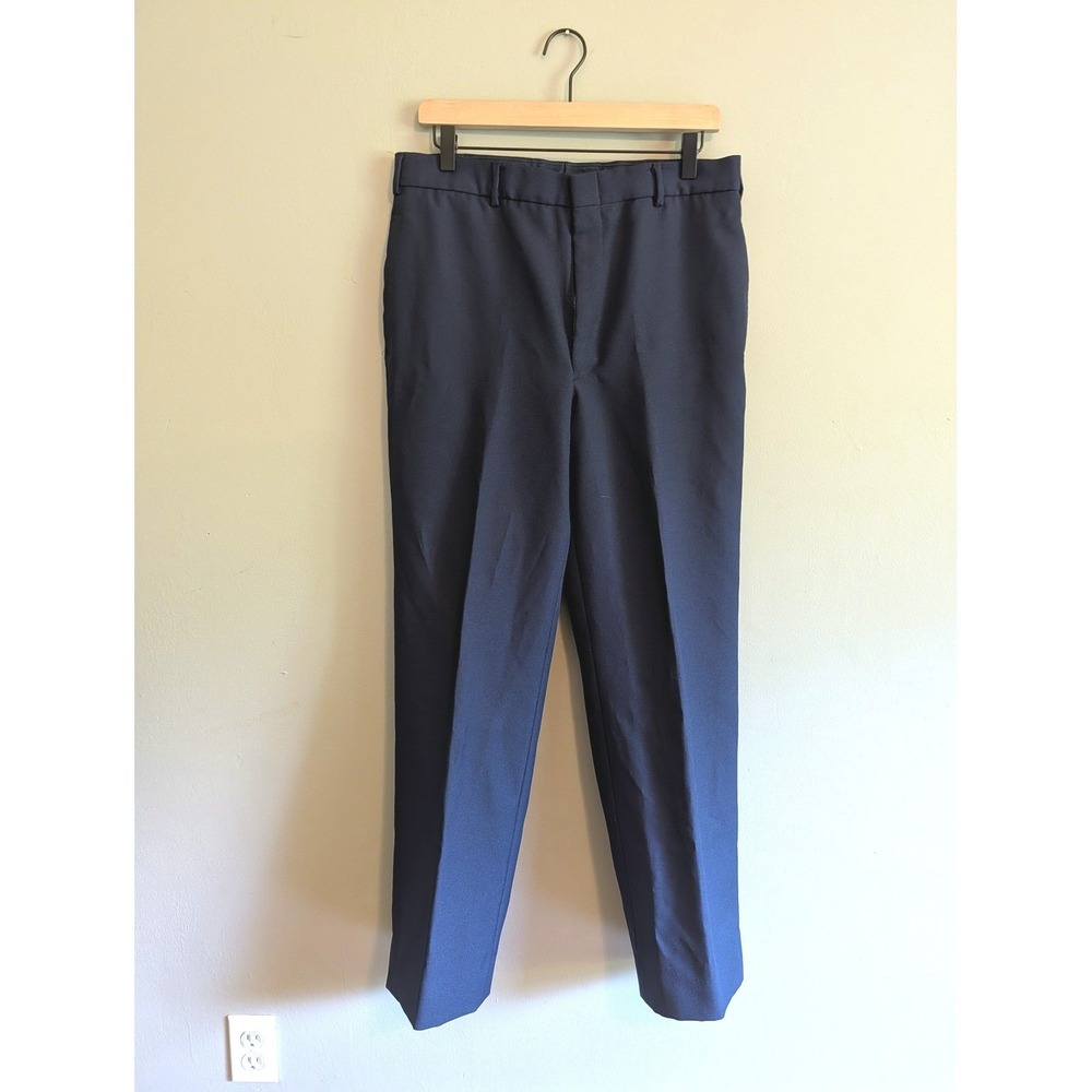 Y2K Bremen-Bowdon‎ USAF Trousers Mans Service Air Force Blue 1625 34CR Made USA